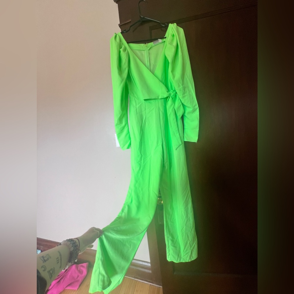 Lime Green Jumpsuit